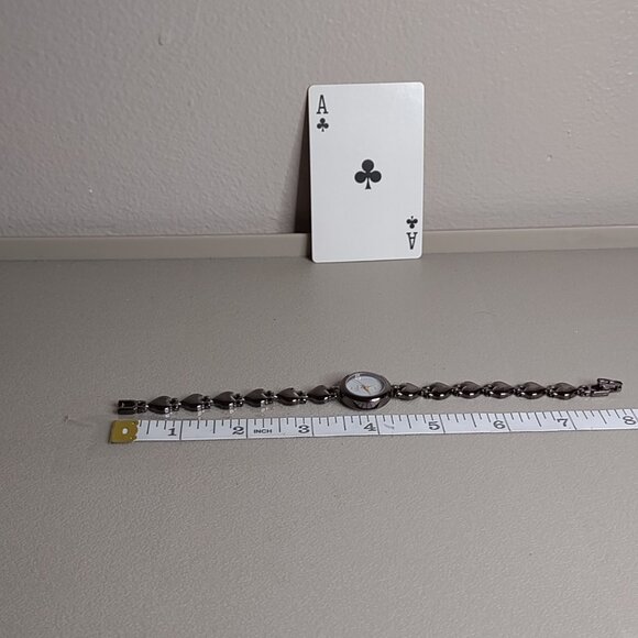 Untested Lolina Black Heart Watch - Picture 10 of 10